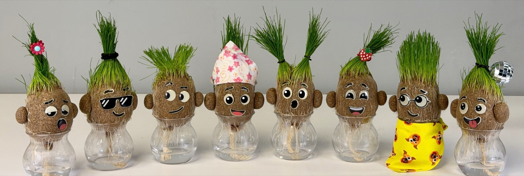 The dressed-up Growbies crew, styled for the Growbies Challenge